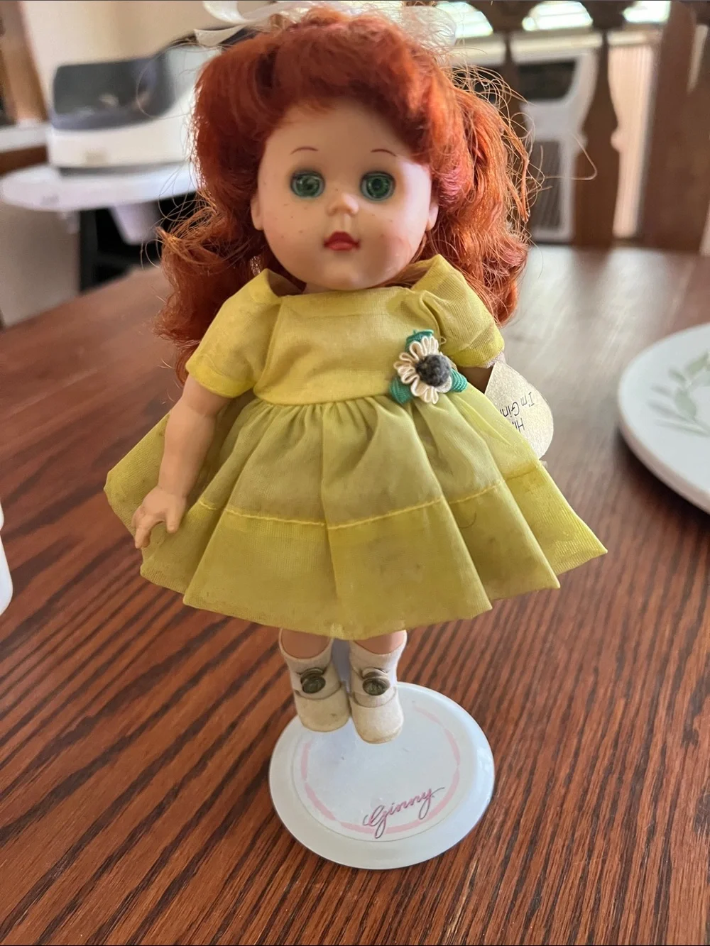 Redhead Doll in Yellow Dress - Classic Kids Toy